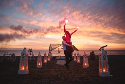 kumsalda evlilik teklifi organizasyonu