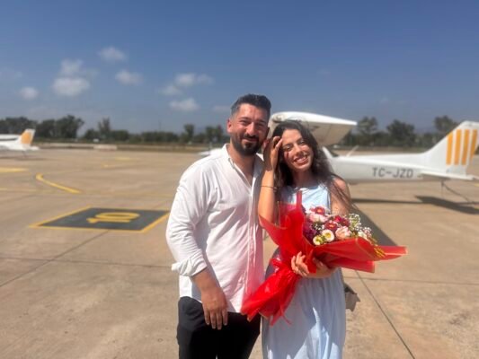 uçakta evlilik teklifi organizasyonu izmir