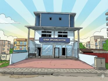 İzmir Organizasyon Çiğli Ofis Karikatürü
