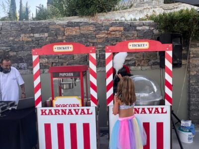 Patlamış Mısırcı Popcorn Arabası Kiralama izmir