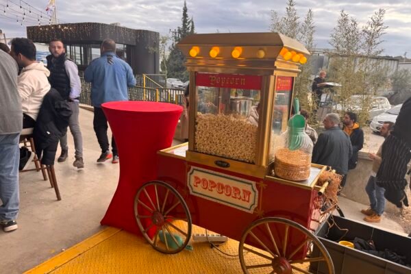 Patlamış Mısırcı Popcorn Arabası Kiralama izmir